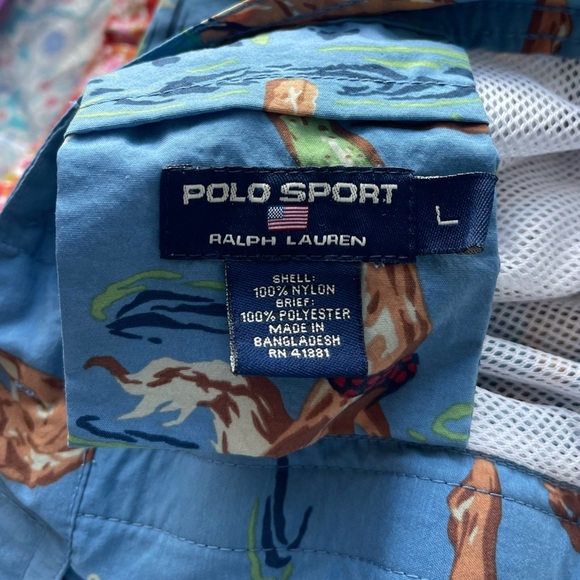 Ralph Lauren Polo Sport Diver Swim Trunks Size Large - Picture 4 of 5